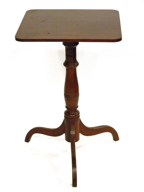Candlestand  c. 1800 oblong top with