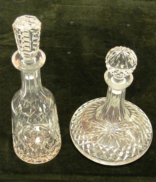 Waterford cut glass  two pieces Lismore