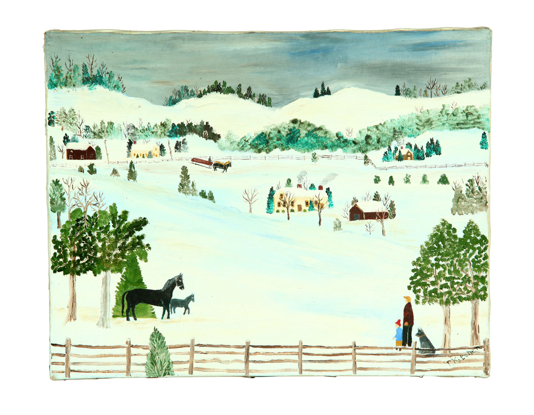 WINTER SCENE BY TELLA KITCHEN OHIO 123813