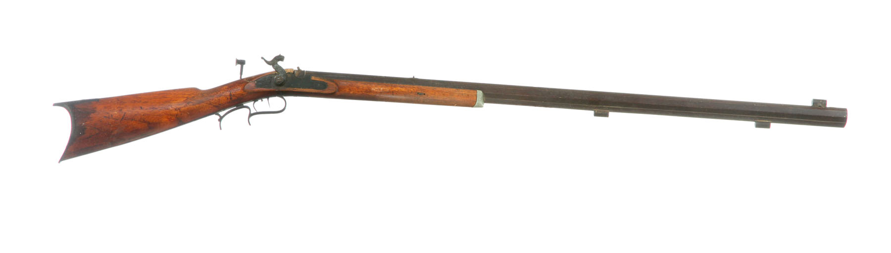 PERCUSSION RIFLE.  Barrel marked