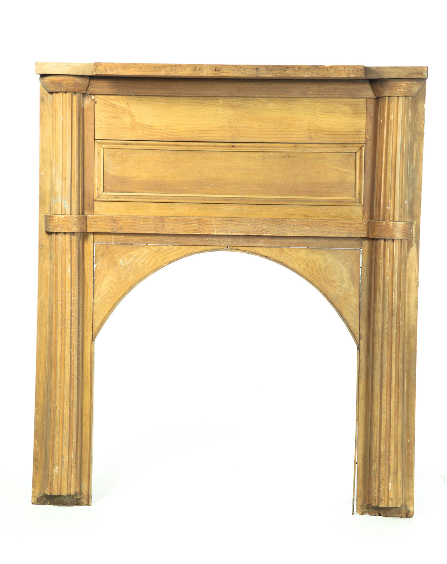 DECORATED MANTEL.  American  mid 19th