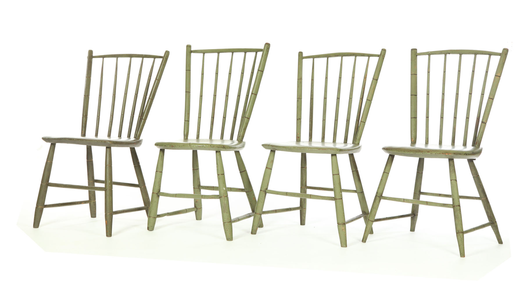 SET OF FOUR WINDSOR SIDE CHAIRS  1238fa