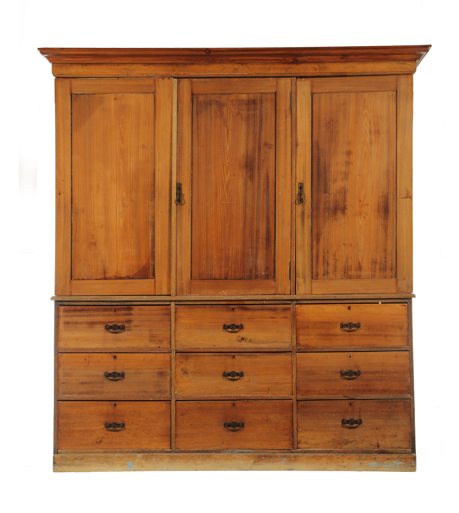 COUNTRY CUPBOARD American 19th 12393e