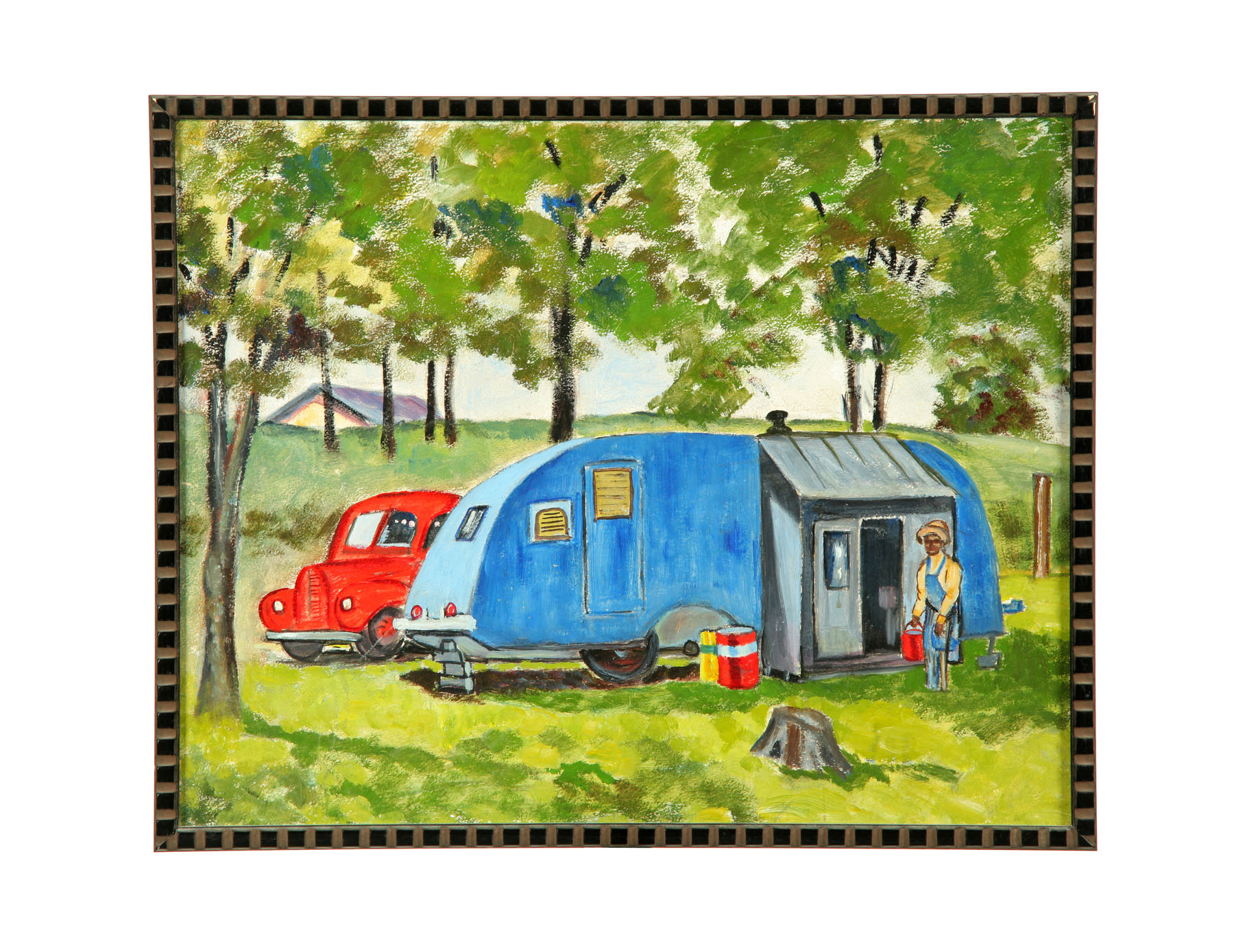 CAMPING SCENE BY MARTHA MORGAN (PENNSYLVANIA