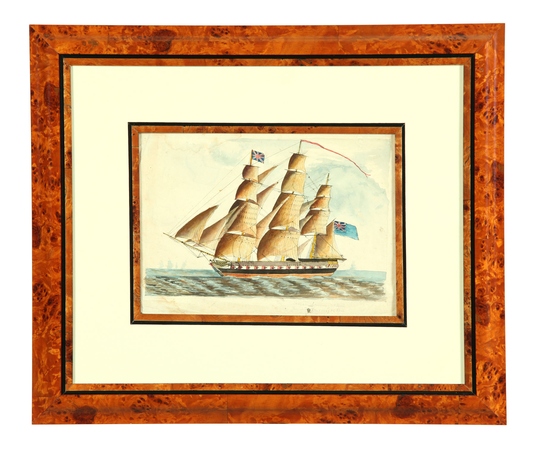 PORTRAIT OF A SHIP AT SEA ENGLISH 1239a2