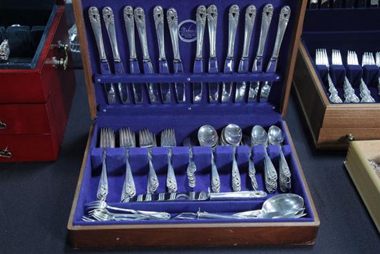 SET OF STERLING SILVER FLATWARE. International