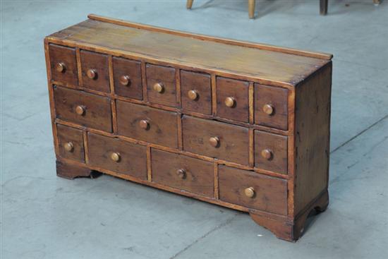 APOTHECARY CHEST Pine square 123a3a