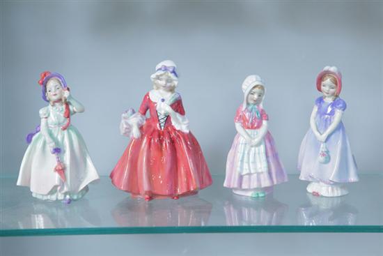 FOUR ROYAL DOULTON FIGURES Babie  123a36