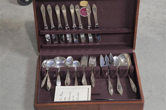 SET OF STEIFF STERLING SILVER FLATWARE  123b7a