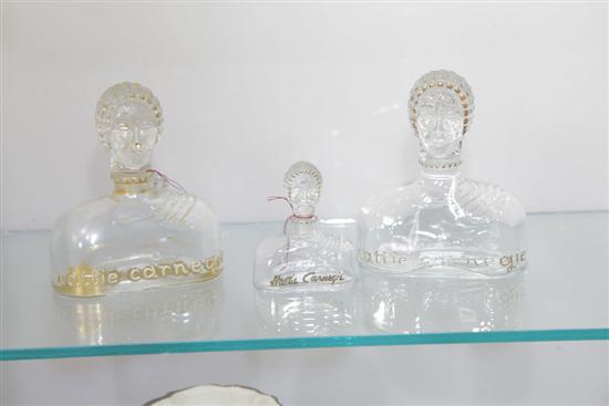 THREE HATTIE CARNEGIE FIGURAL PERFUME