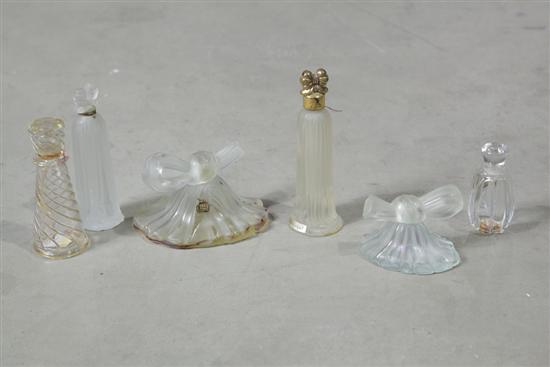 SIX LUCIEN LELONG PERFUME BOTTLES  123c3c