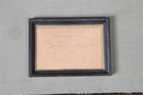 ACTOR JAMES DEAN 1931 1955 AUTOGRAPH  123c35