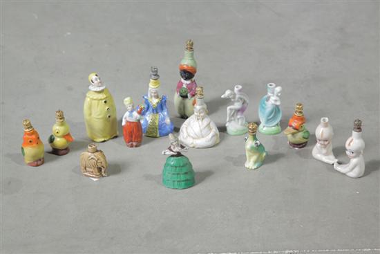 FIFTEEN FIGURAL PERFUME BOTTLES  123c44