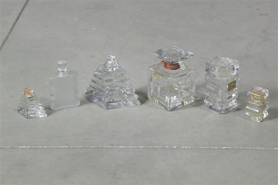 SIX LUCIEN LELONG PERFUME BOTTLES  123c40