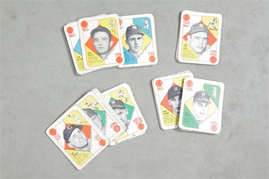 COMPLETE SET OF 1951 TOPPS REDBACKS 123c5a