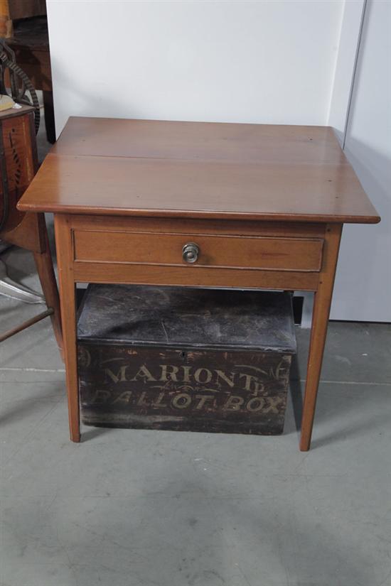 ONE DRAWER STAND. Wide  cherry