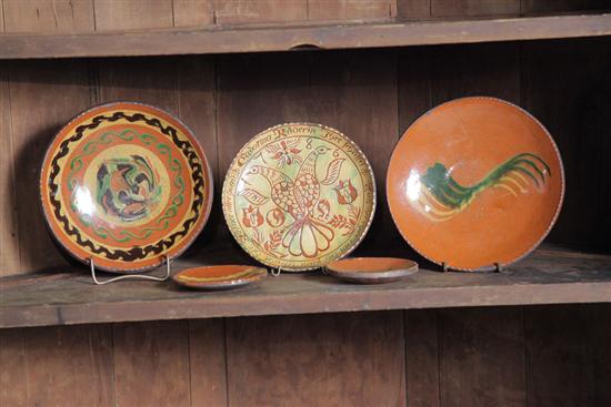 FIVE REDWARE PLATES  GREG SHOONER