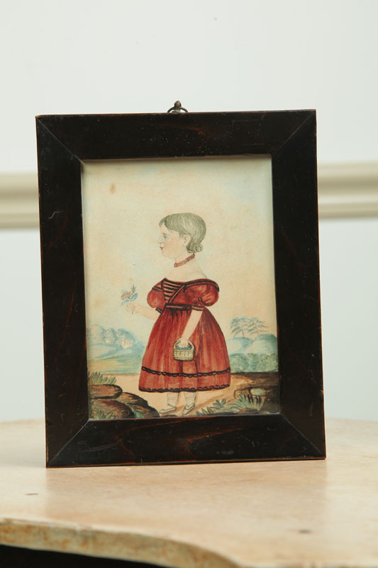 MINIATURE PORTRAIT OF A GIRL  1228be