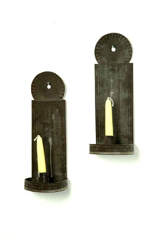 PAIR OF CANDLE SCONCES New England 12292a