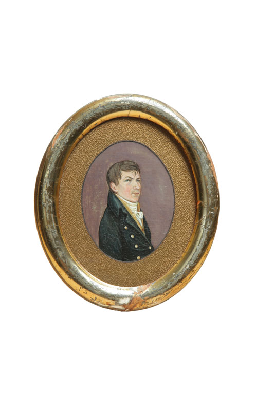 MINIATURE PORTRAIT OF A GENTLEMAN.