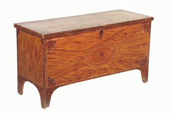 DECORATED BLANKET CHEST Attributed 122972