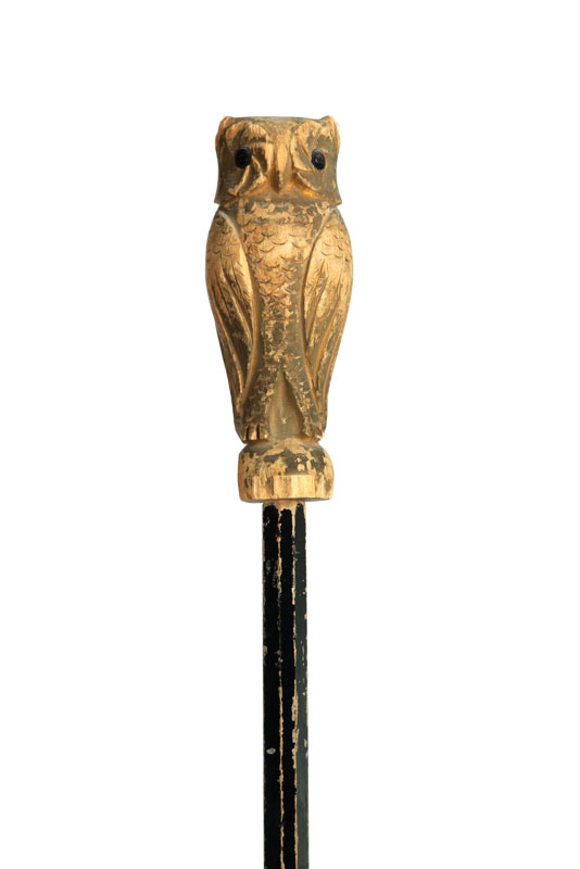 LODGE STAFF.  American  late 19th century