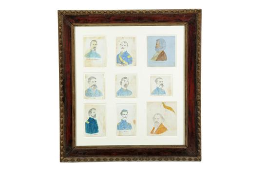 COLLECTION OF FOLK ART DRAWINGS  1229c5