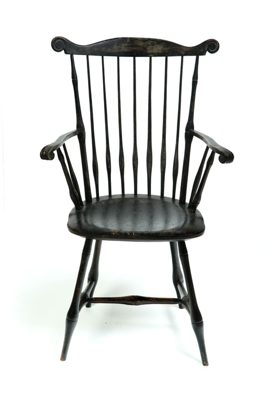 COMB-BACK WINDSOR ARMCHAIR.  New