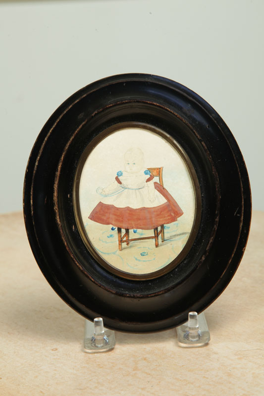 MINIATURE PORTRAIT OF A BABY  122a11