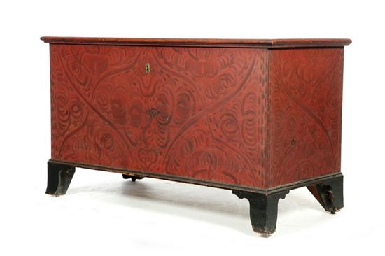 DECORATED BLANKET CHEST Pennsylvania 122a3e