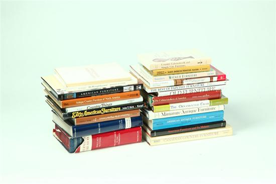 GROUP OF BOOKS ON AMERICAN FURNITURE  122a54