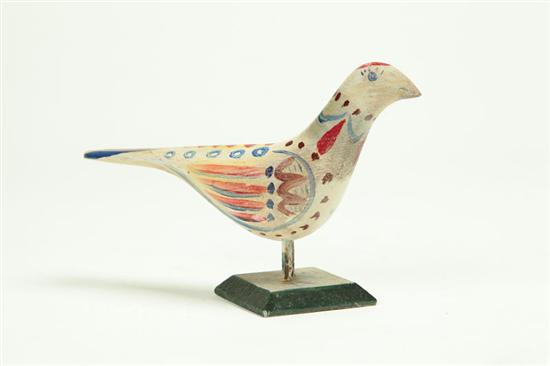 FOLK ART BIRD.  Early 20th century