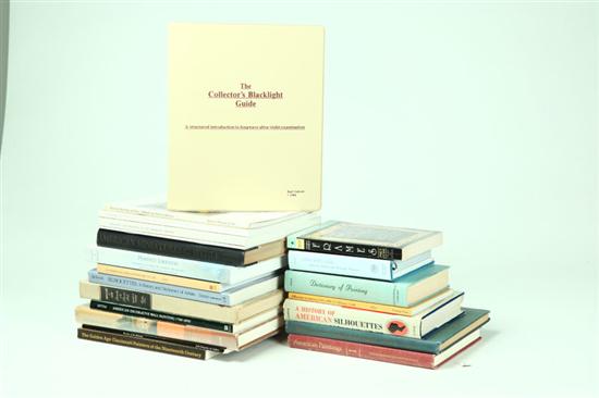 GROUP OF BOOKS ON AMERICAN PAINTINGS.