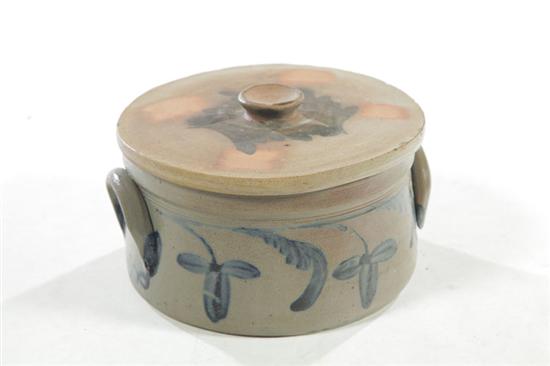 STONEWARE CAKE CROCK American 122aae