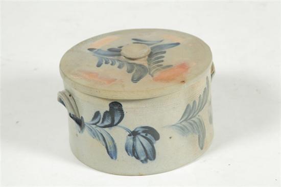 STONEWARE CAKE CROCK American 122aad