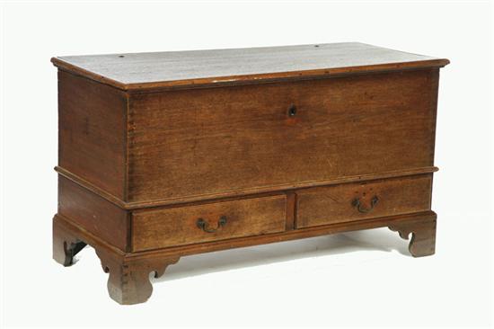 CHIPPENDALE BLANKET CHEST.  Virginia