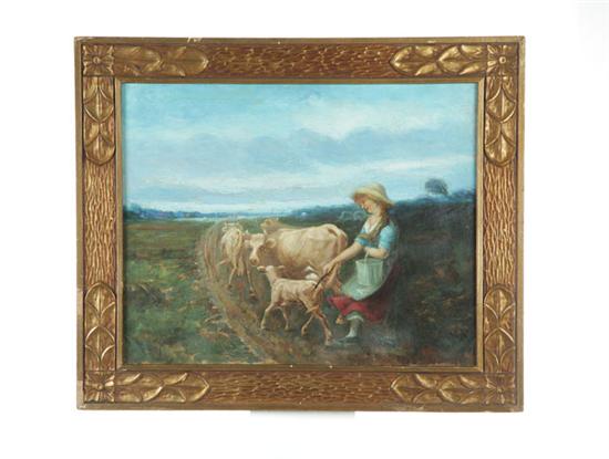 FARM SCENE (AMERICAN SCHOOL  EARLY