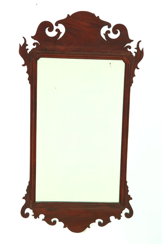 CHIPPENDALE MIRROR.  Probably American