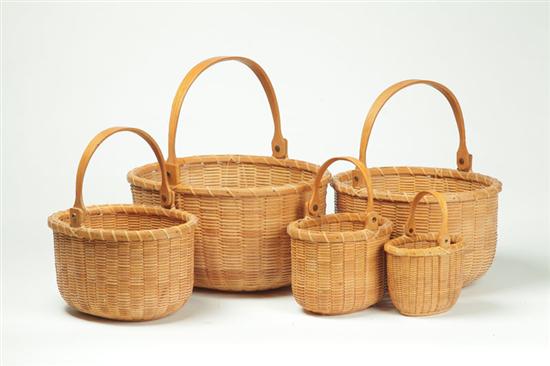  SET OF SIX NESTED BASKETS  122b0f