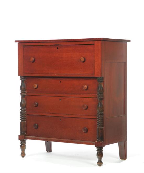EMPIRE CHEST OF DRAWERS.  Midwestern