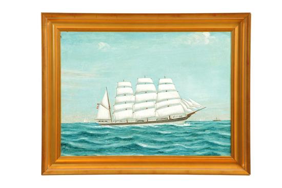 PORTRAIT OF THE SCHOONER DRUMBLAIR