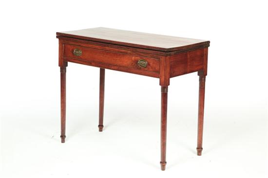 SHERATON CARD TABLE Attributed 122baf