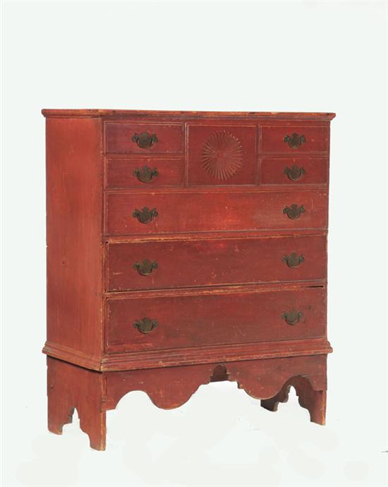  QUEEN ANNE MULE CHEST Probably 122beb