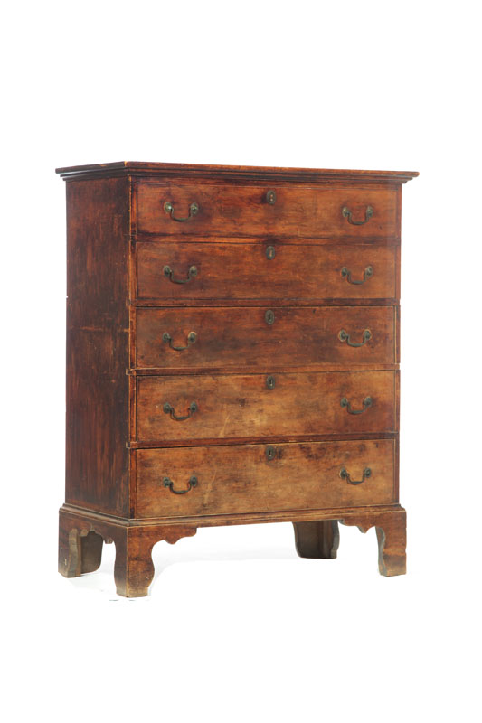 CHIPPENDALE MULE CHEST New England 122c06