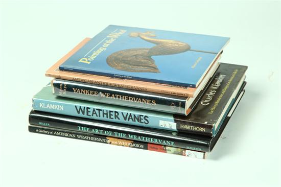 SIX BOOKS ON WEATHERVANES.    