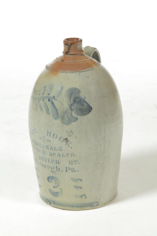 STONEWARE JUG.  American  3rd quarter-19th