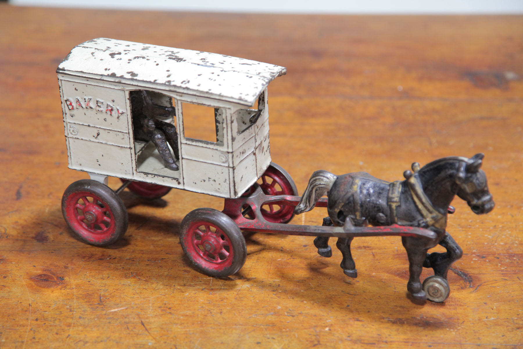 CAST IRON ''BAKERY'' WAGON.  Probably