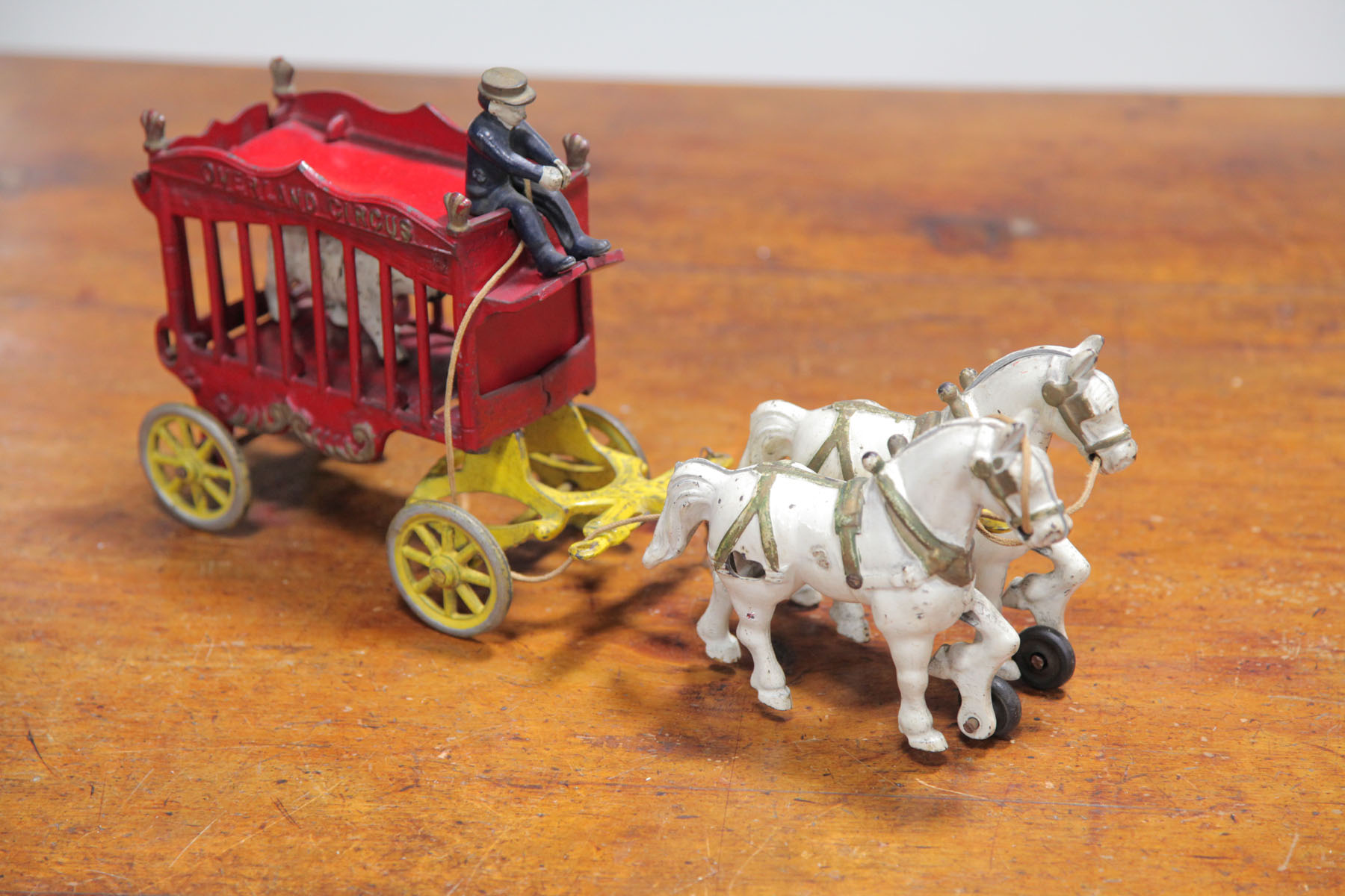 OVERLAND CAST IRON CIRCUS TOY.