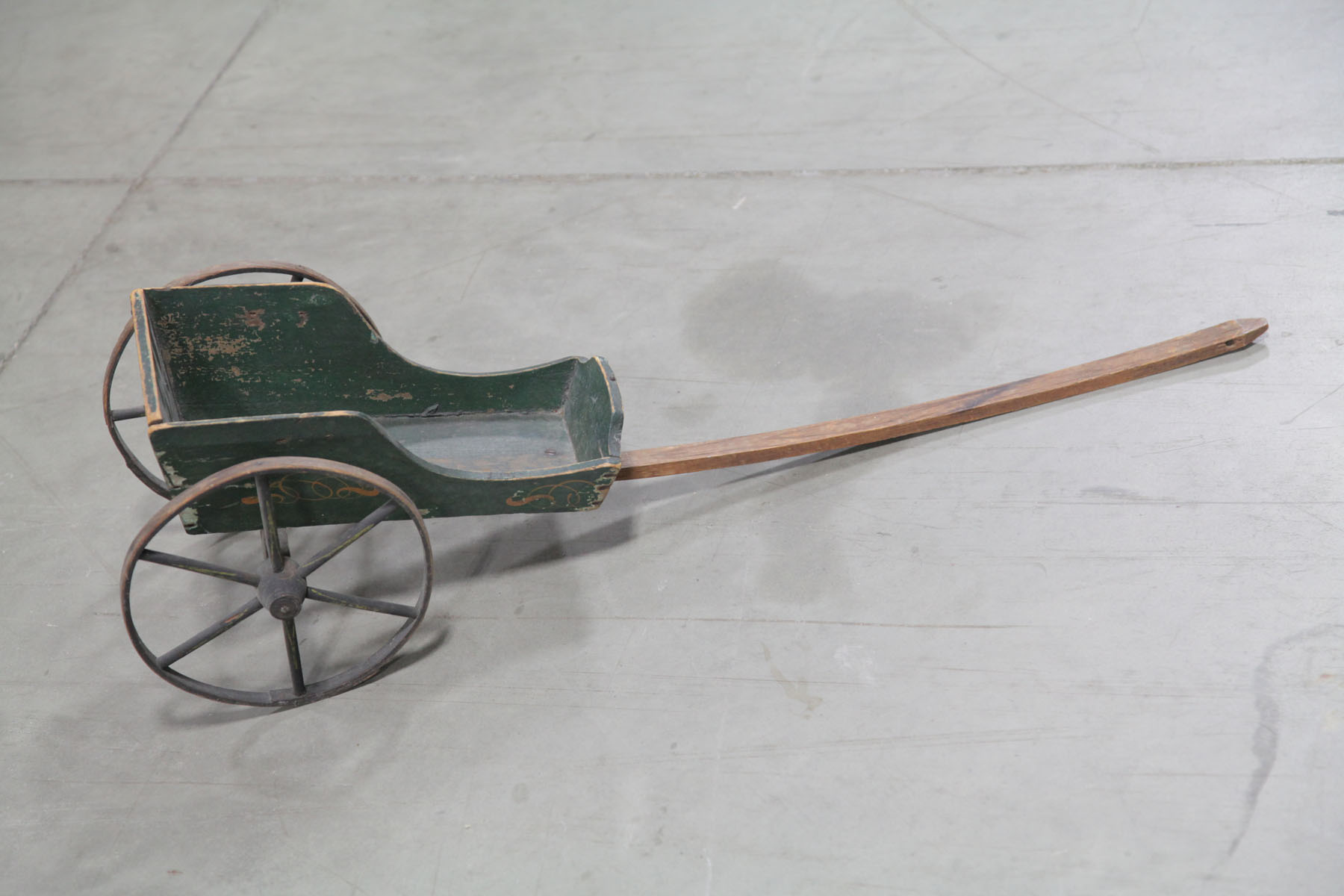 CHILD'S PULL CART.  American  early