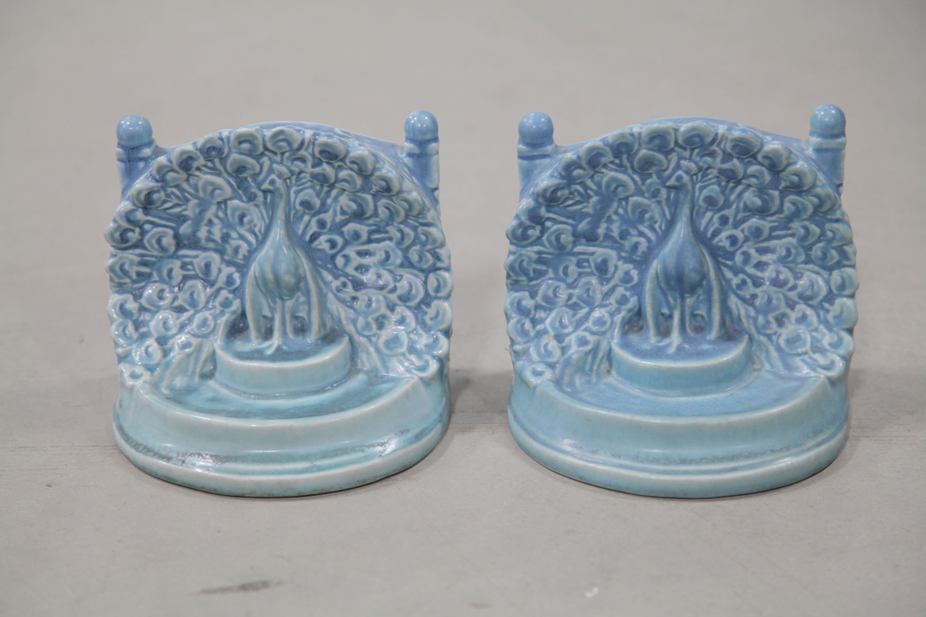 PAIR OF ROOKWOOD BOOKENDS Ohio 122d99